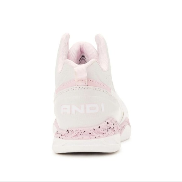 AND1 Big Girl High Top Basketball Sneakers Size 4 - Picture 8 of 10